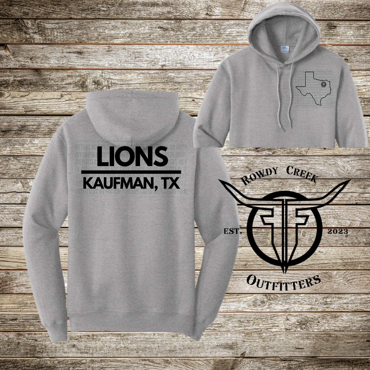 Lions Kaufman TX Hoodie