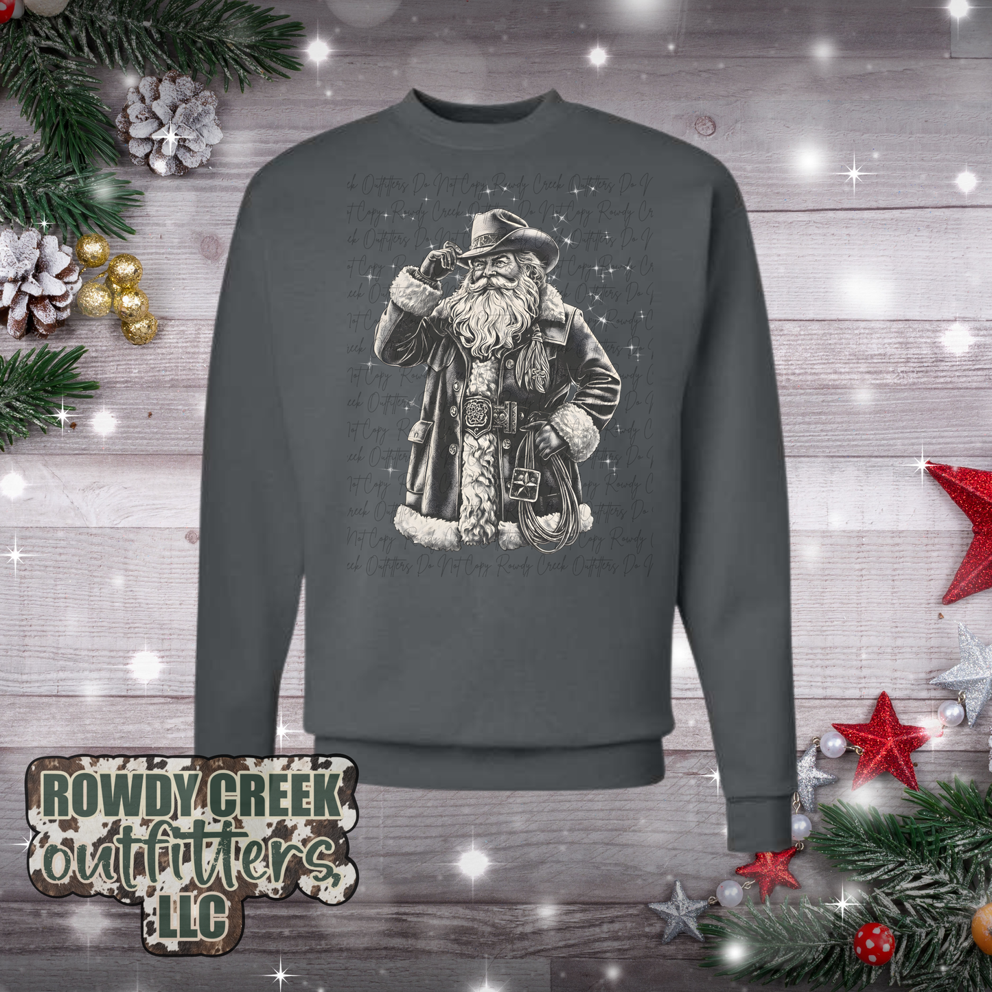 Western Santa Crewneck