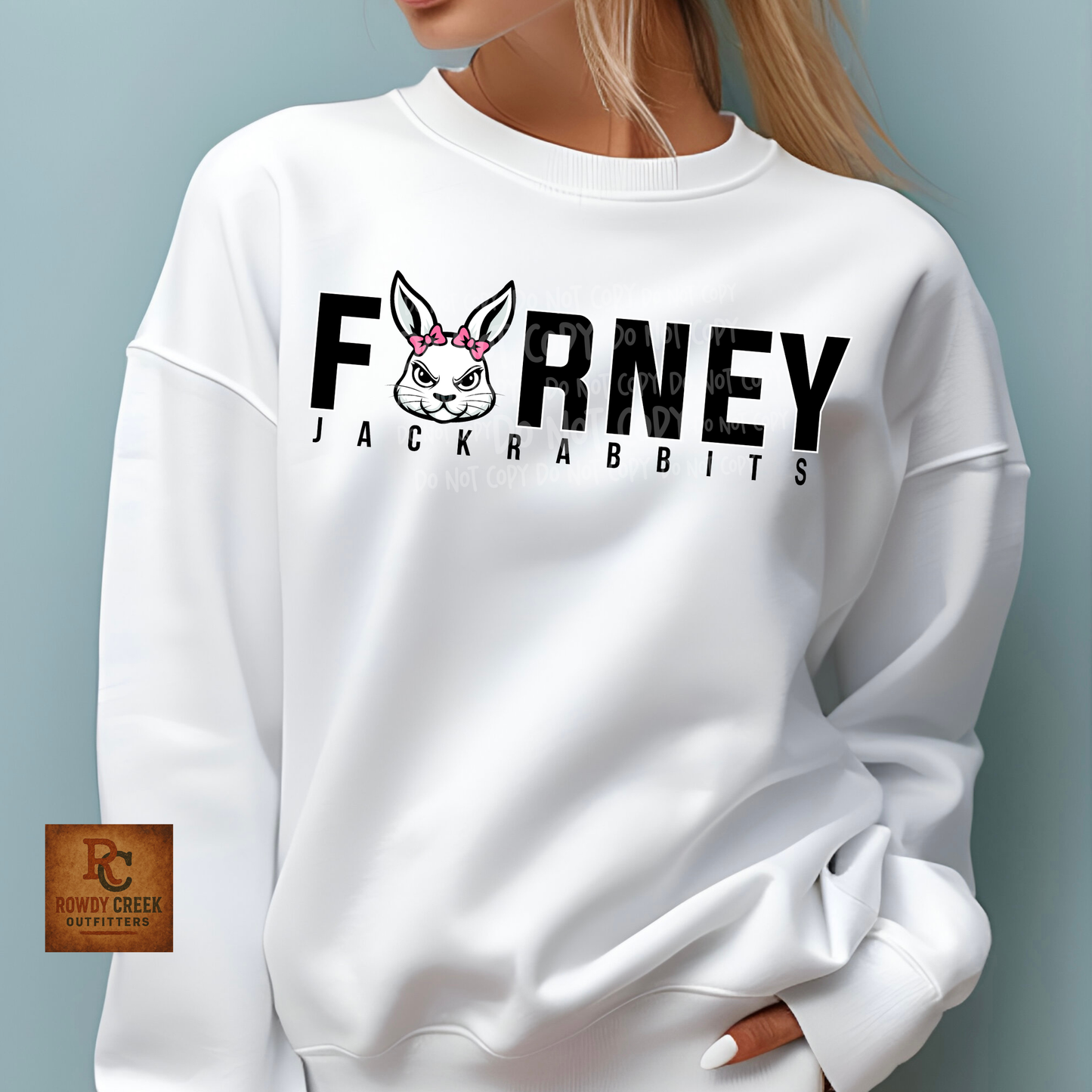 Forney Jackrabbit Spirit Crewneck
