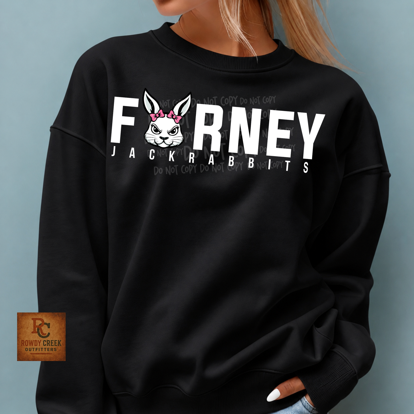 Forney Jackrabbit Spirit Crewneck