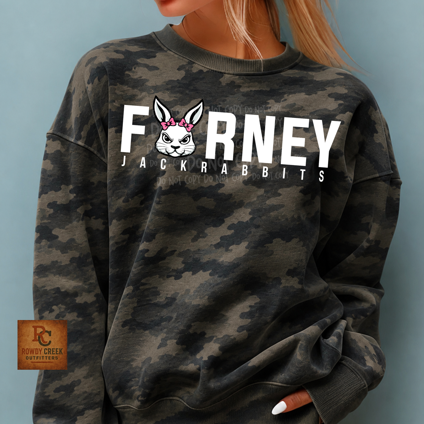 Forney Jackrabbit Spirit Crewneck
