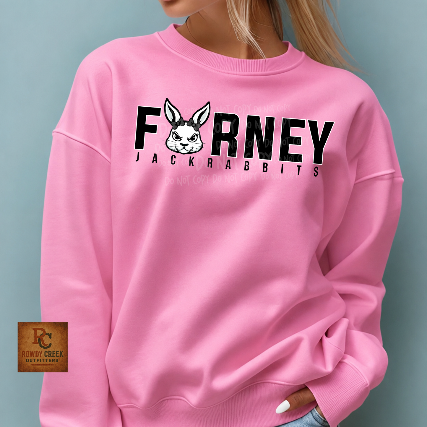 Forney Jackrabbit Spirit Crewneck