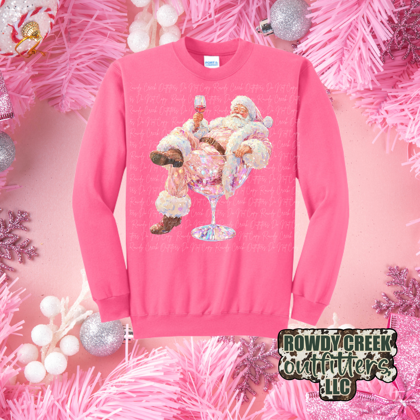 Santa Wine Crewneck