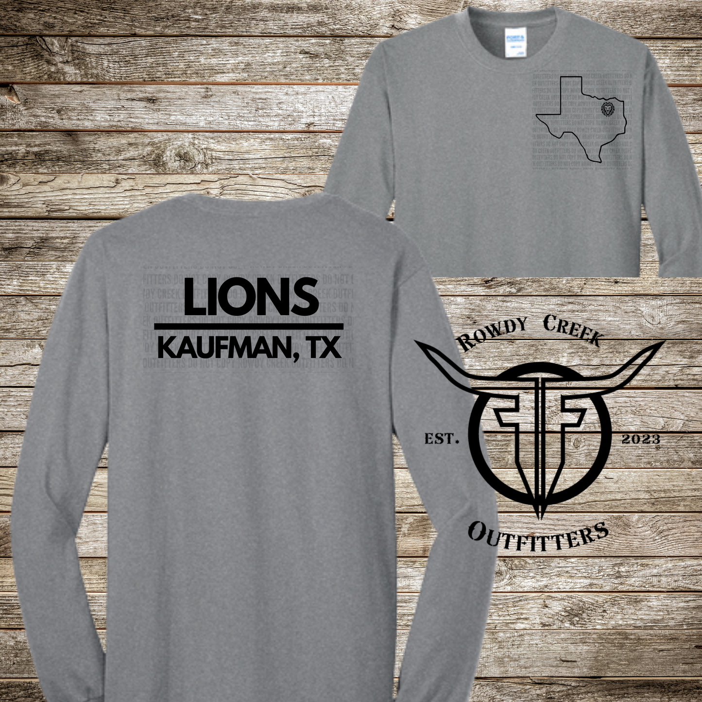 Lions Kaufman TX Long sleeve