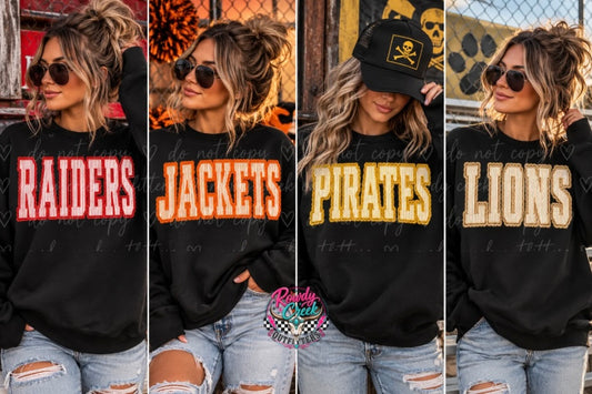 Varsity Faux Stitch