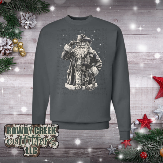 Western Santa Crewneck