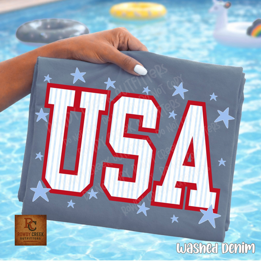 USA with Stars