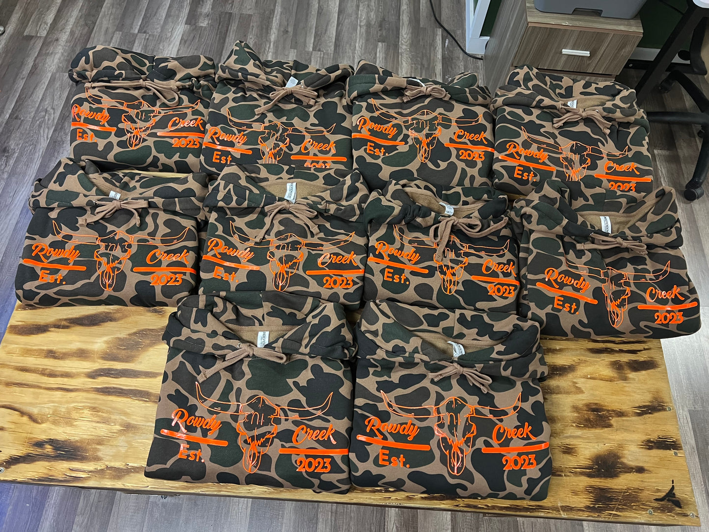 Old School Camo (Duck) Rowdy Creek Hoodies