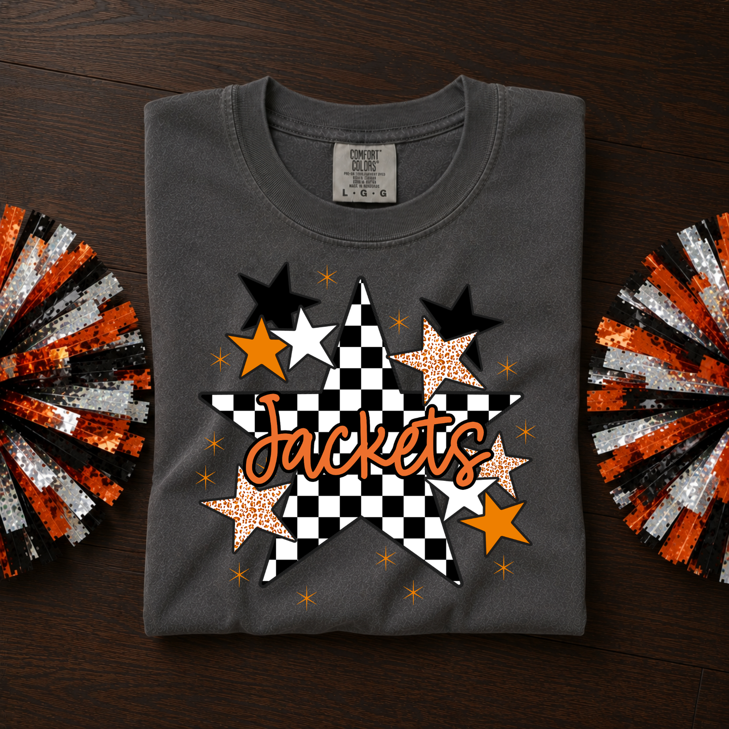 Mascot Checkered Star