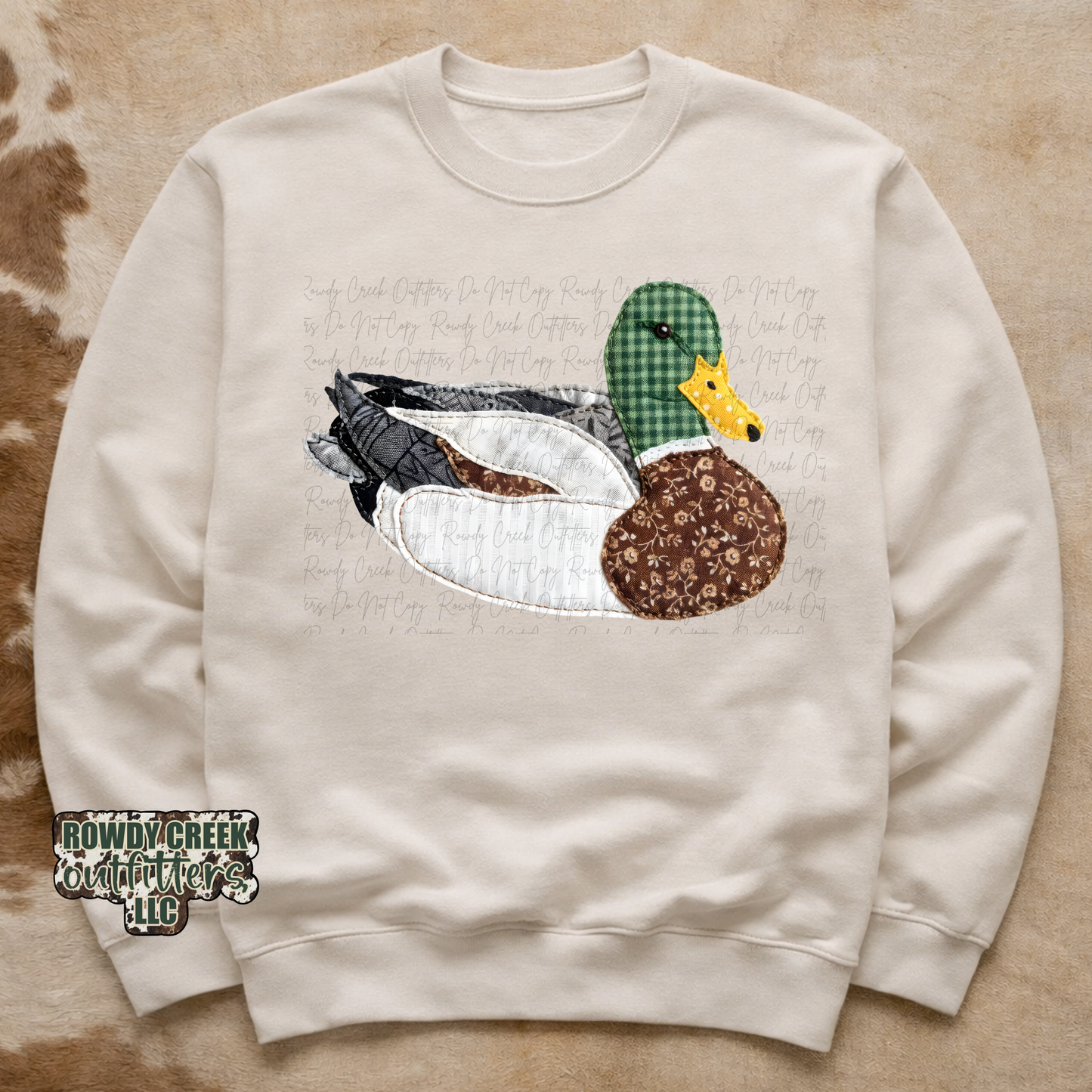 Duck Patchwork Sweatshirt