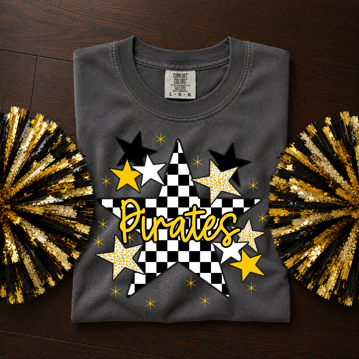Mascot Checkered Star