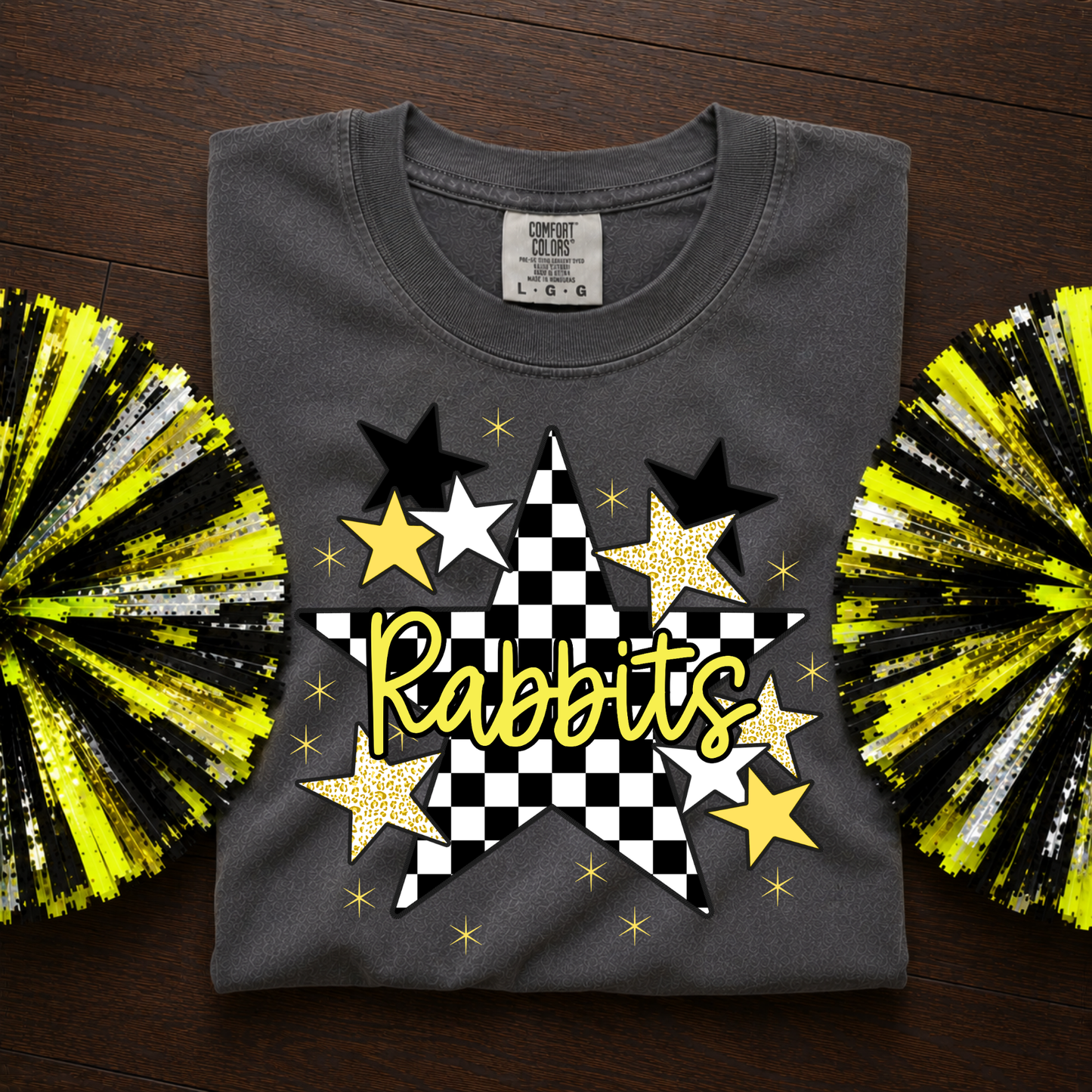 Mascot Checkered Star